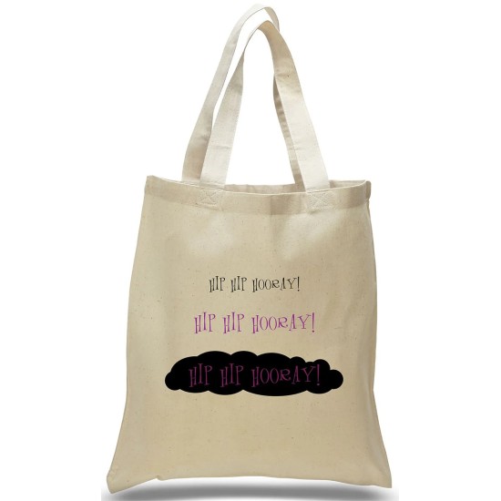 Hip Hip Hooray! Canvas Tote Bag