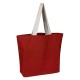 Colored Canvas Beach Bag