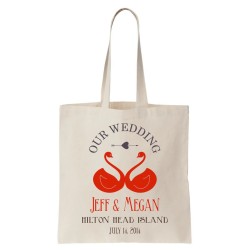 Wedding Swans Tote Bag