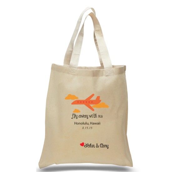 Fly Away With Us! Special Occasion Canvas Tote