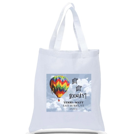 Hooray Hot Air Balloon Canvas Tote