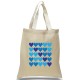 Colorful Heart Printed Tote