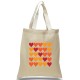 Colorful Heart Printed Tote