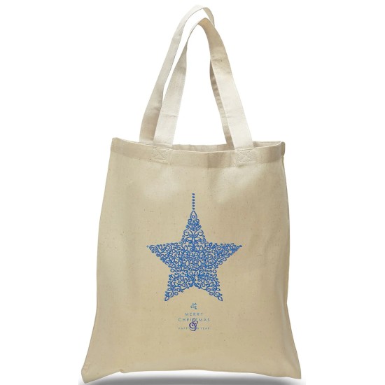 Ornate Star Holiday Tote Bag