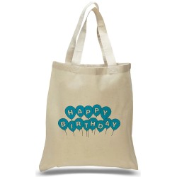 Happy Birthday with Balloons Gift Tote Bag