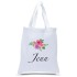 Bridal Party Flower Tote with Name