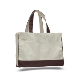 Heavy Duty Shopping Bag with Zippered Pocket