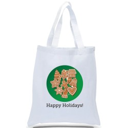 Gingerbread Cookies - Holiday Themed Canvas Tote